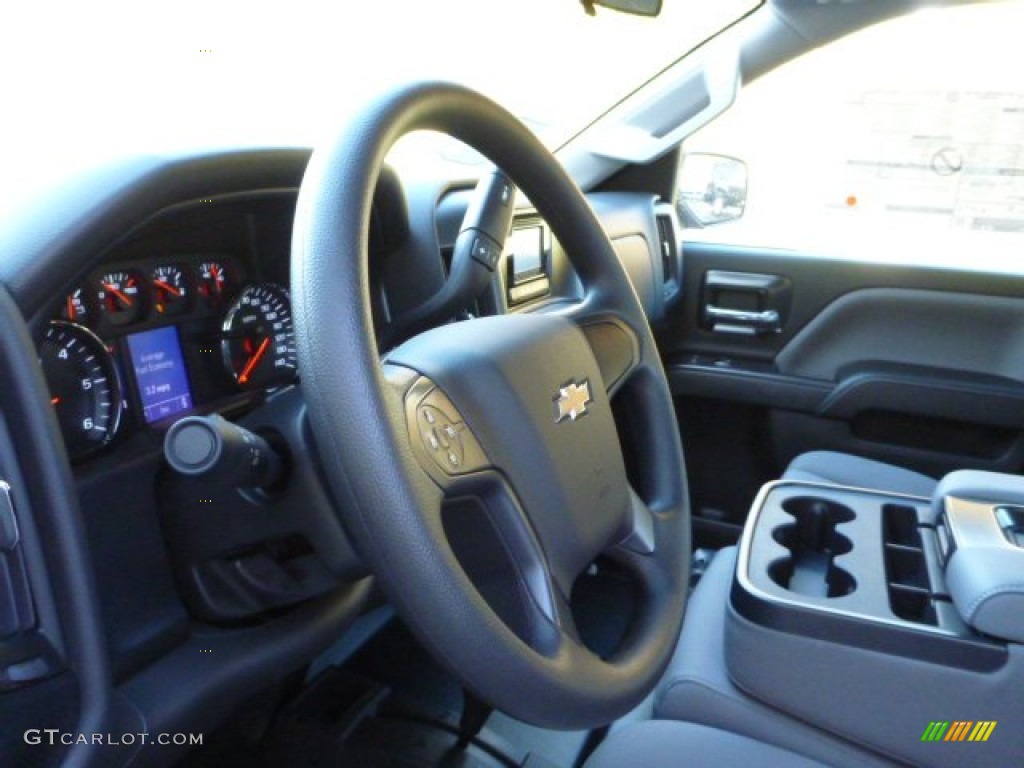 2014 Silverado 1500 WT Crew Cab 4x4 - Summit White / Jet Black/Dark Ash photo #15