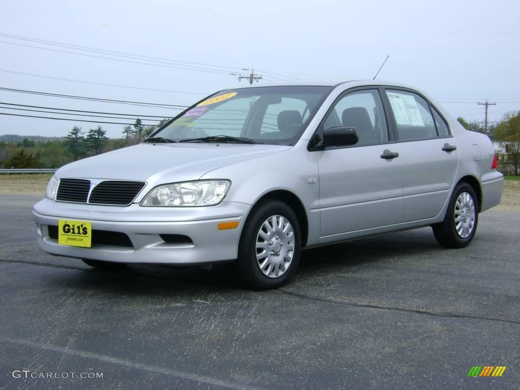 2002 Lancer ES - Munich Silver Metallic / Gray photo #3