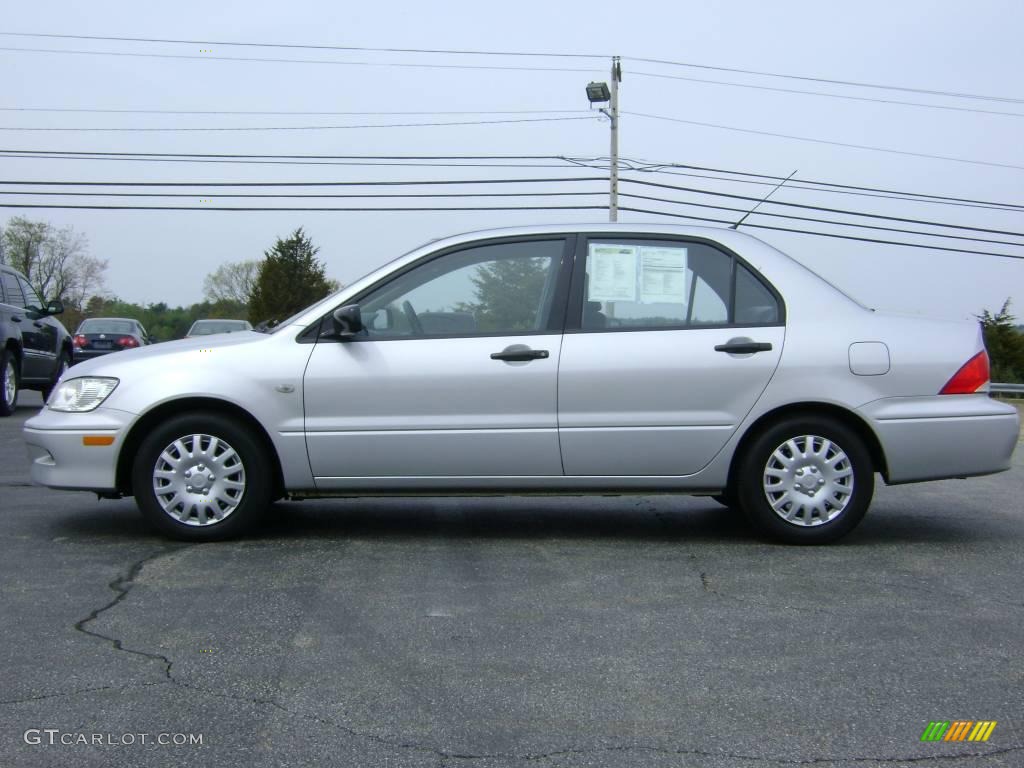 2002 Lancer ES - Munich Silver Metallic / Gray photo #4