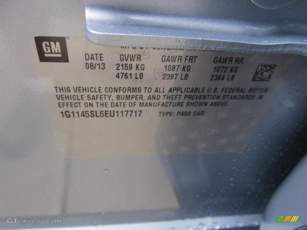 2014 Impala LTZ - Silver Ice Metallic / Jet Black/Dark Titanium photo #19
