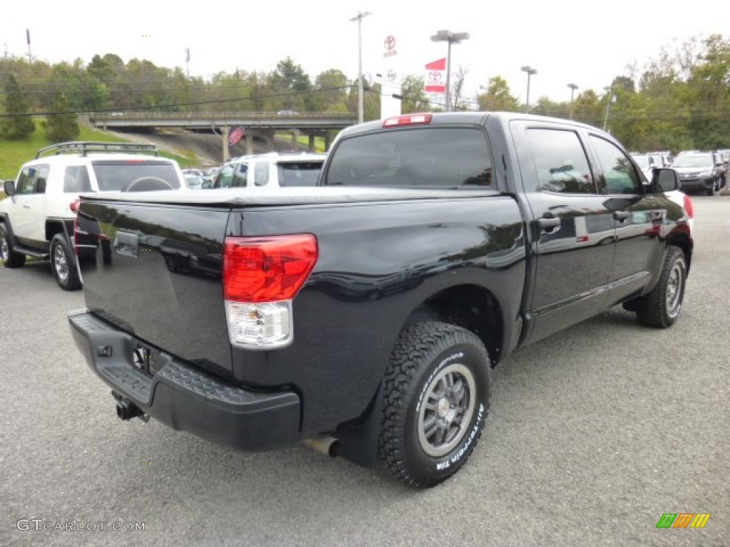 2011 Tundra CrewMax 4x4 - Black / Black photo #6