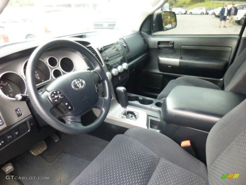 2011 Tundra CrewMax 4x4 - Black / Black photo #11