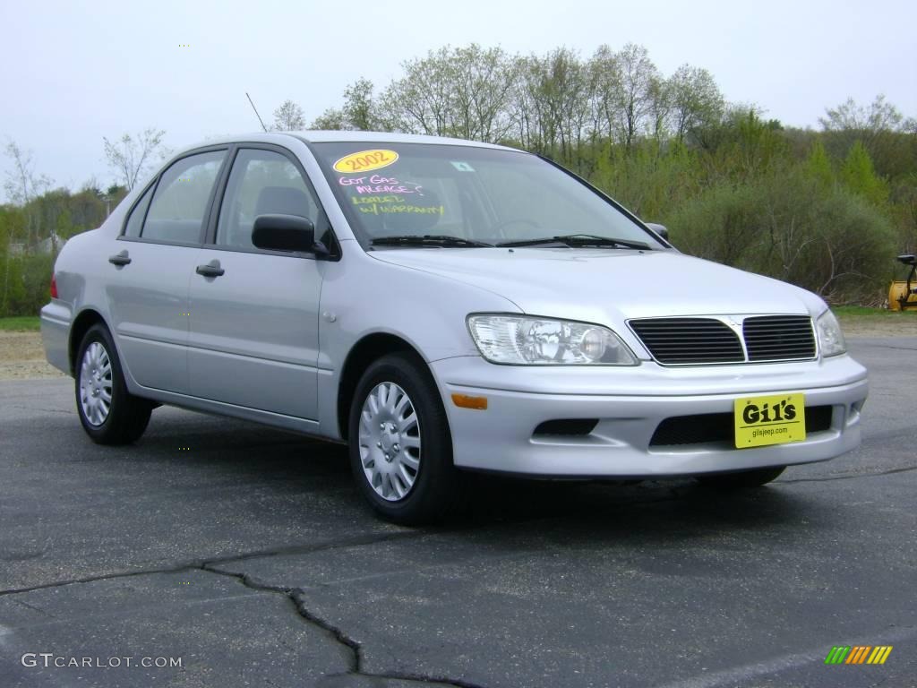 2002 Lancer ES - Munich Silver Metallic / Gray photo #9