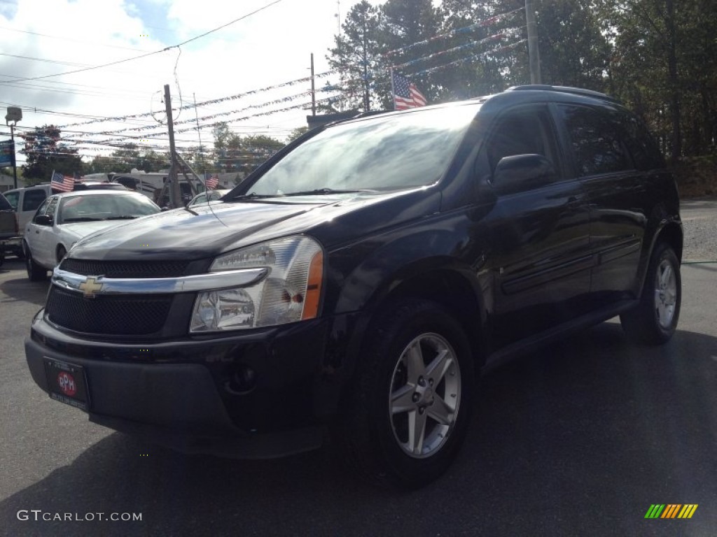 2006 Equinox LT AWD - Black / Light Gray photo #1