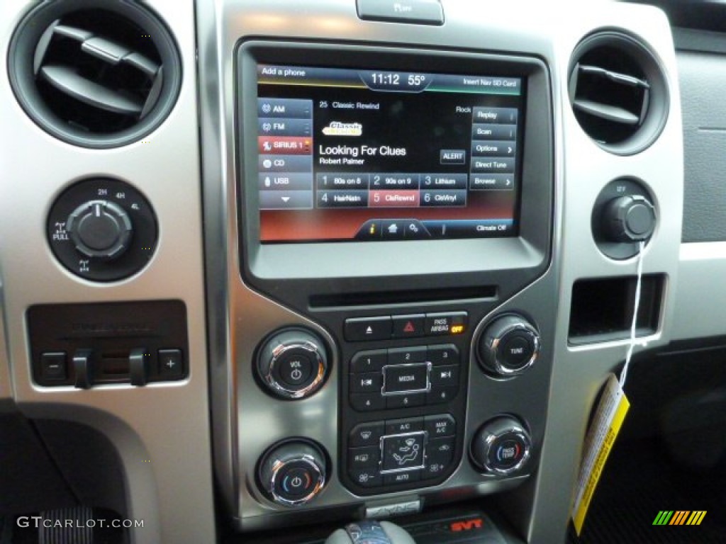 2013 Ford F150 SVT Raptor SuperCrew 4x4 Controls Photo #86785941