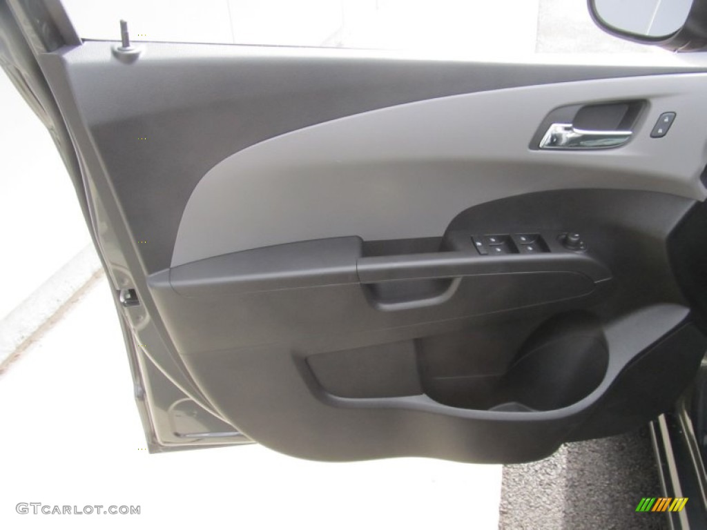 2014 Sonic LT Sedan - Ashen Gray Metallic / Jet Black/Dark Titanium photo #11