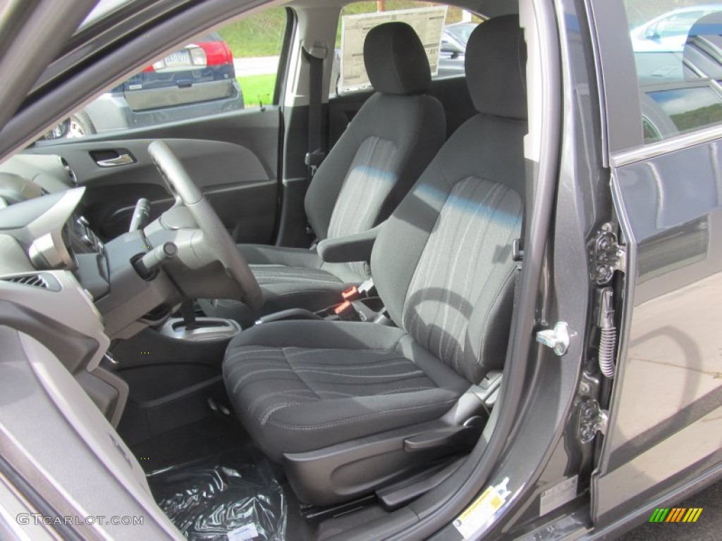 2014 Sonic LT Sedan - Ashen Gray Metallic / Jet Black/Dark Titanium photo #12
