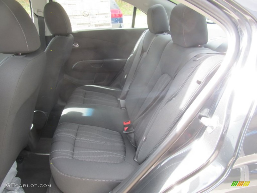2014 Sonic LT Sedan - Ashen Gray Metallic / Jet Black/Dark Titanium photo #13