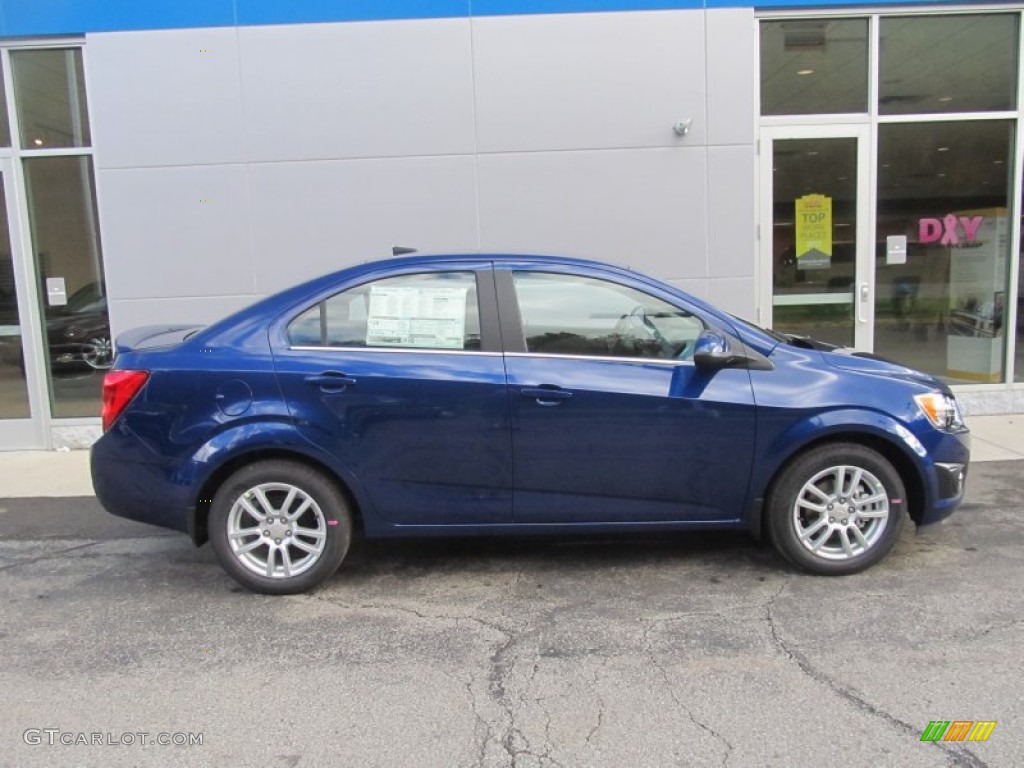 Blue Topaz Metallic 2014 Chevrolet Sonic LT Sedan Exterior Photo #86787358