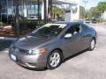 Galaxy Gray Metallic - Civic EX Coupe Photo No. 4