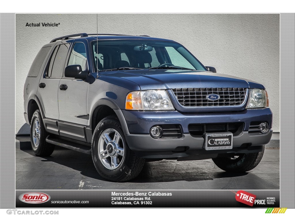 Medium Wedgewood Blue Metallic Ford Explorer