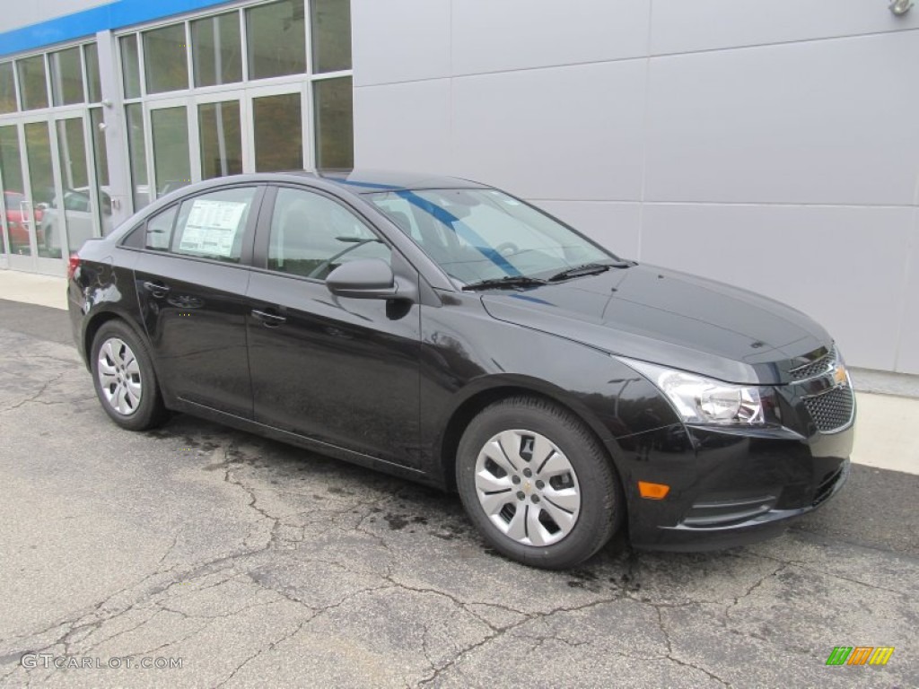 2014 Cruze LS - Black Granite Metallic / Jet Black/Medium Titanium photo #1