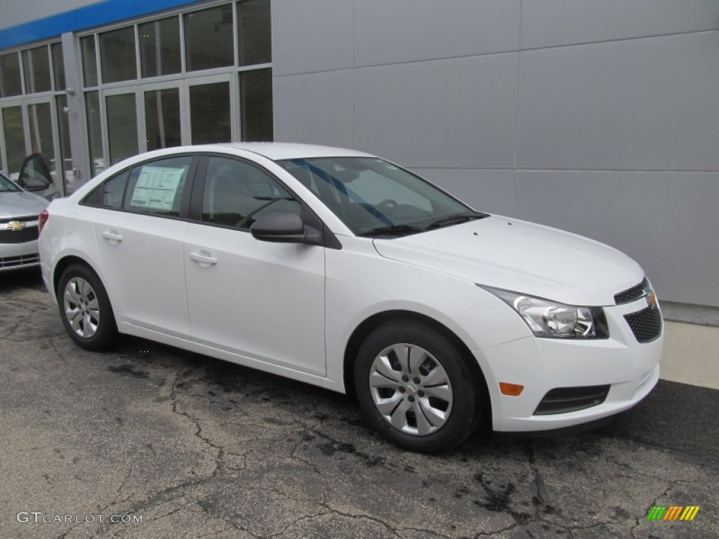 2014 Cruze LS - Summit White / Jet Black/Medium Titanium photo #1