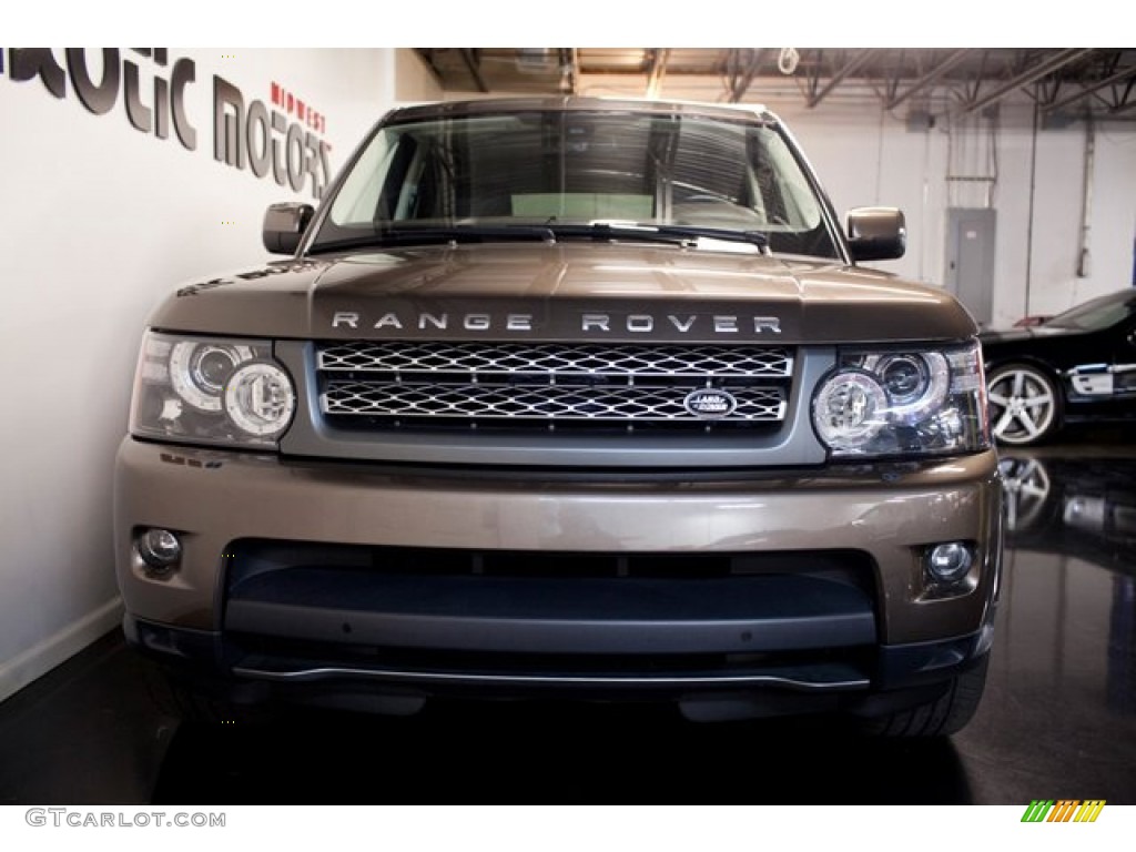 2010 Range Rover Sport Supercharged - Nara Bronze / Premium Arabica/Arabica Stitching photo #13