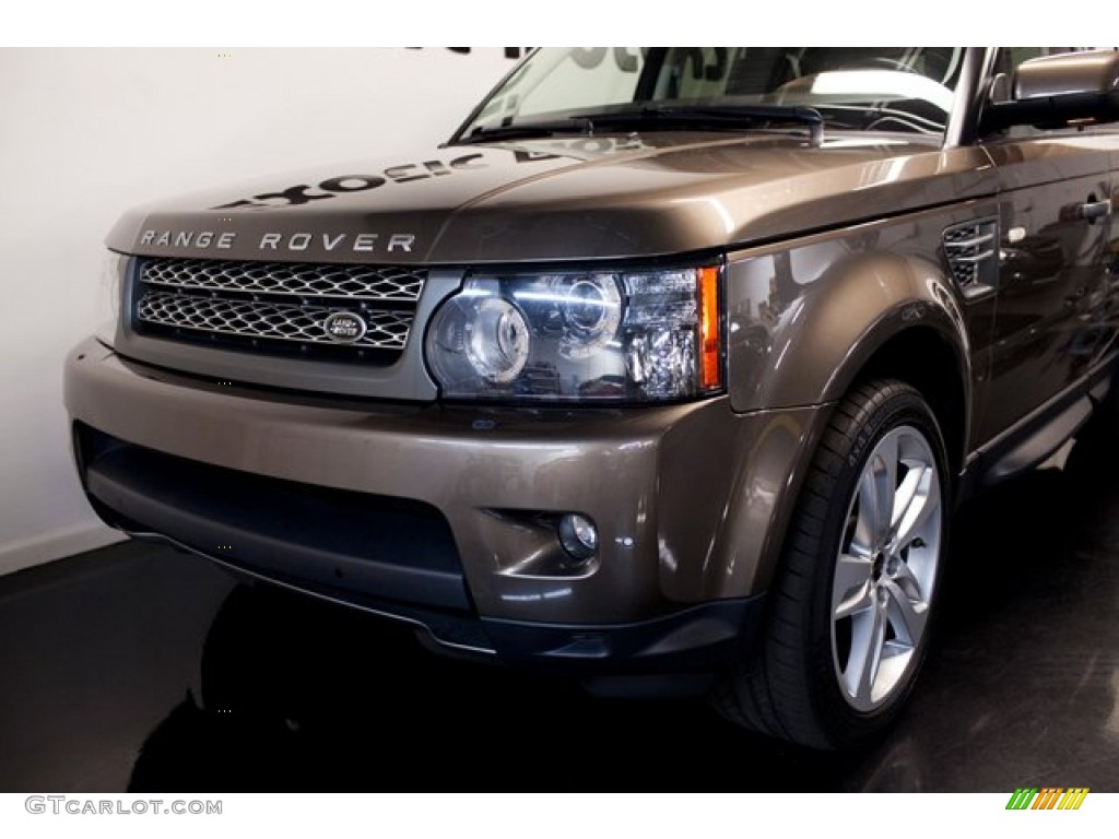 2010 Range Rover Sport Supercharged - Nara Bronze / Premium Arabica/Arabica Stitching photo #17