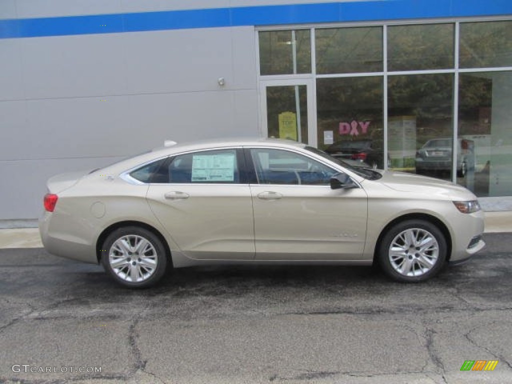 2014 Impala LS - Champagne Silver Metallic / Jet Black/Dark Titanium photo #2