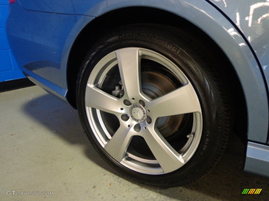 2012 E 350 4Matic Sedan - Quartz Blue Metallic / Ash/Black photo #17