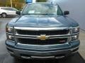 2014 Blue Granite Metallic Chevrolet Silverado 1500 LTZ Z71 Double Cab 4x4  photo #8