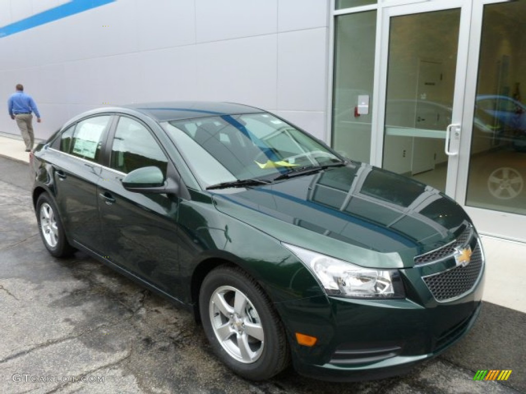 2014 Cruze LT - Rainforest Green Metallic / Jet Black photo #1