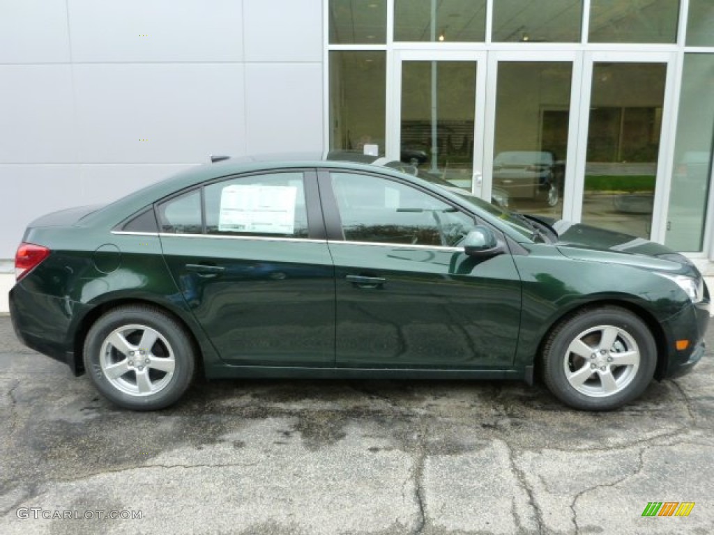 2014 Cruze LT - Rainforest Green Metallic / Jet Black photo #2
