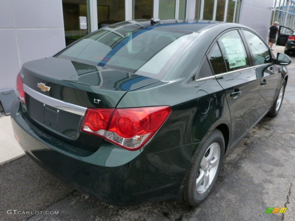 2014 Cruze LT - Rainforest Green Metallic / Jet Black photo #5