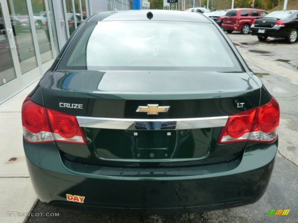 2014 Cruze LT - Rainforest Green Metallic / Jet Black photo #6