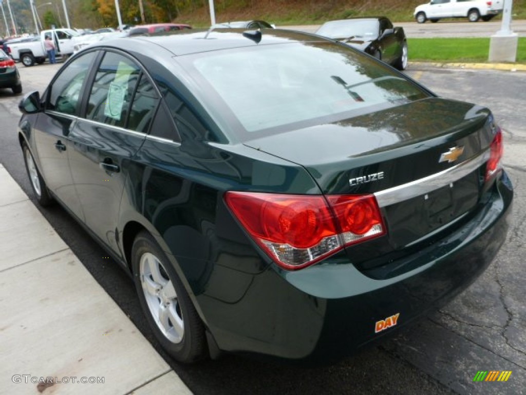 2014 Cruze LT - Rainforest Green Metallic / Jet Black photo #7