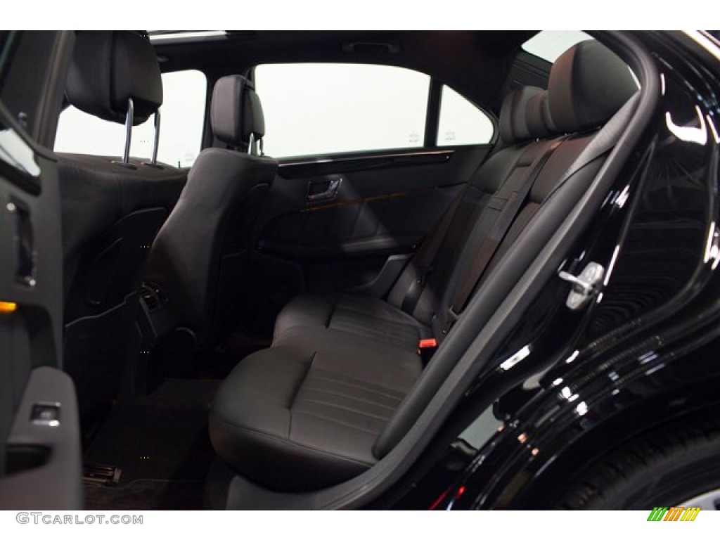 2010 Mercedes-Benz E 550 4Matic Sedan Rear Seat Photo #86790603