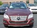 2009 Barolo Red Metallic Mercedes-Benz ML 350 4Matic  photo #2