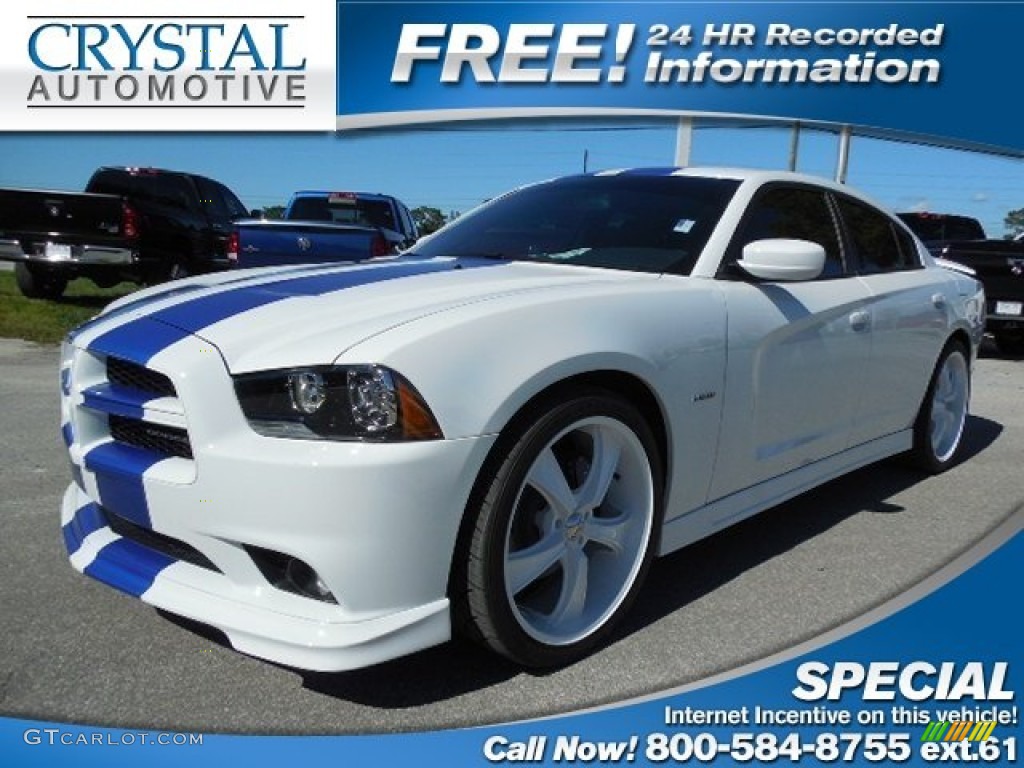 2014 Charger R/T - Bright White / Black photo #1