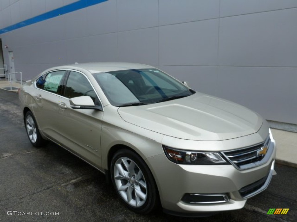 2014 Impala LT - Champagne Silver Metallic / Jet Black/Brownstone photo #1