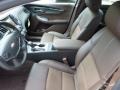 2014 Chevrolet Impala Jet Black/Brownstone Interior Front Seat Photo