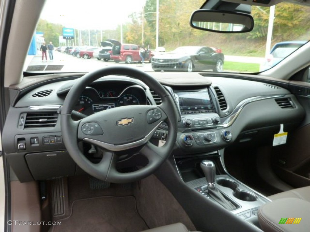 2014 Chevrolet Impala LT Jet Black/Brownstone Dashboard Photo #86792497