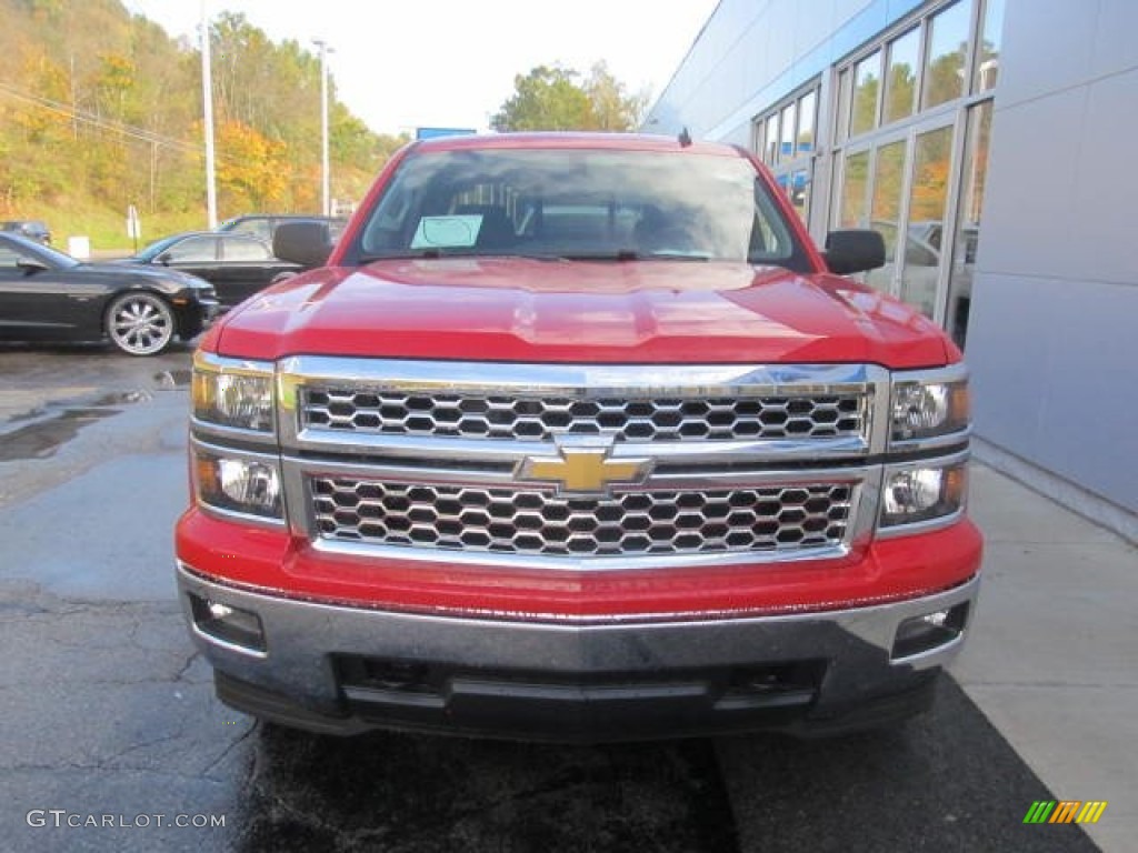 2014 Silverado 1500 LT Double Cab 4x4 - Victory Red / Jet Black photo #9