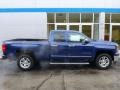 2014 Blue Topaz Metallic Chevrolet Silverado 1500 LTZ Double Cab 4x4  photo #2