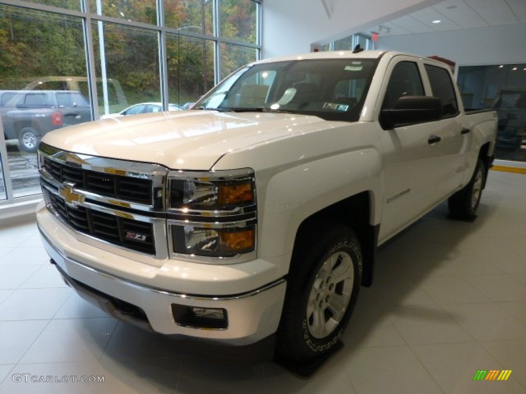 2014 Silverado 1500 LT Z71 Crew Cab 4x4 - Summit White / Jet Black photo #6