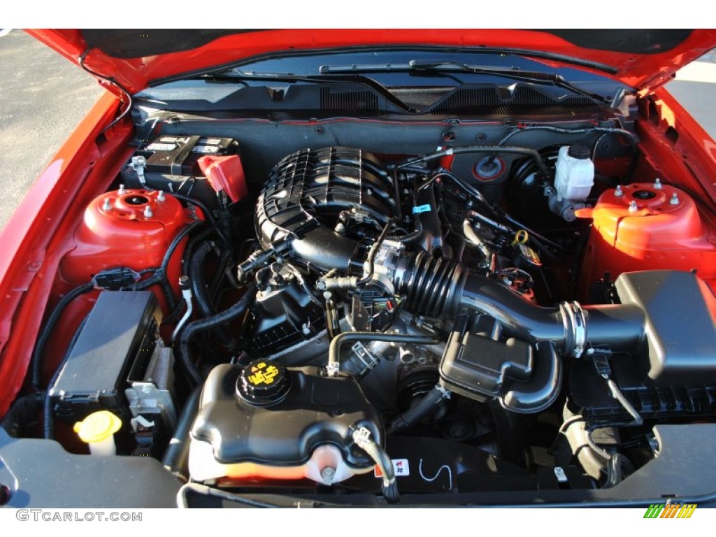 2011 Mustang V6 Coupe - Race Red / Charcoal Black photo #17