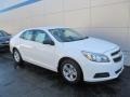 2013 Summit White Chevrolet Malibu LS  photo #1