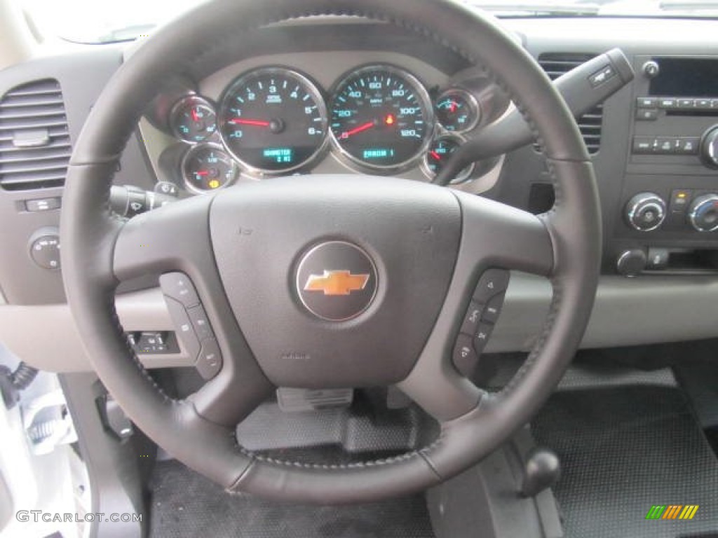 2014 Silverado 2500HD LS Crew Cab 4x4 - Summit White / Dark Titanium photo #12