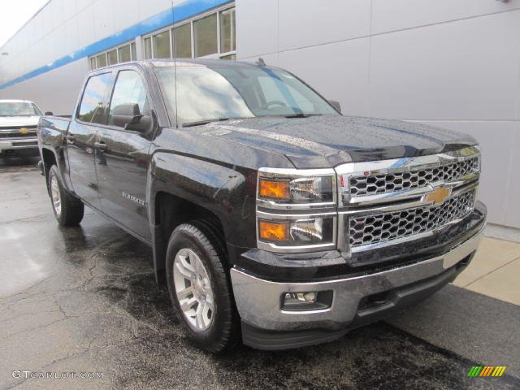 2014 Silverado 1500 LT Crew Cab 4x4 - Black / Jet Black photo #11