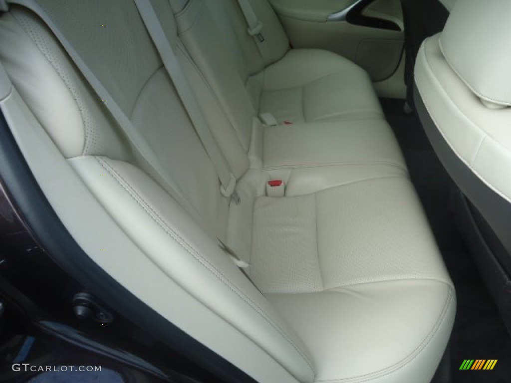 2012 IS 250 AWD - Fire Agate Pearl / Ecru photo #16