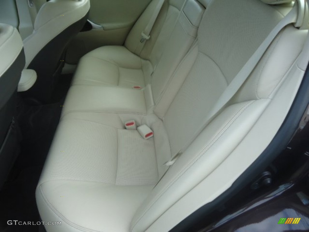 2012 IS 250 AWD - Fire Agate Pearl / Ecru photo #17
