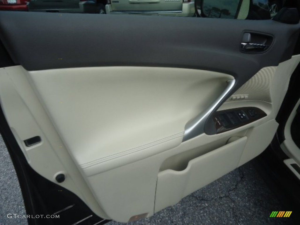 2012 IS 250 AWD - Fire Agate Pearl / Ecru photo #18