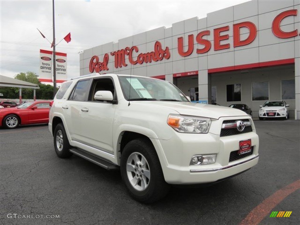 2011 4Runner Limited - Blizzard White Pearl / Sand Beige Leather photo #1