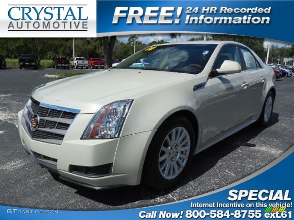 2010 CTS 3.0 Sedan - Vanilla Latte / Cashmere/Cocoa photo #1