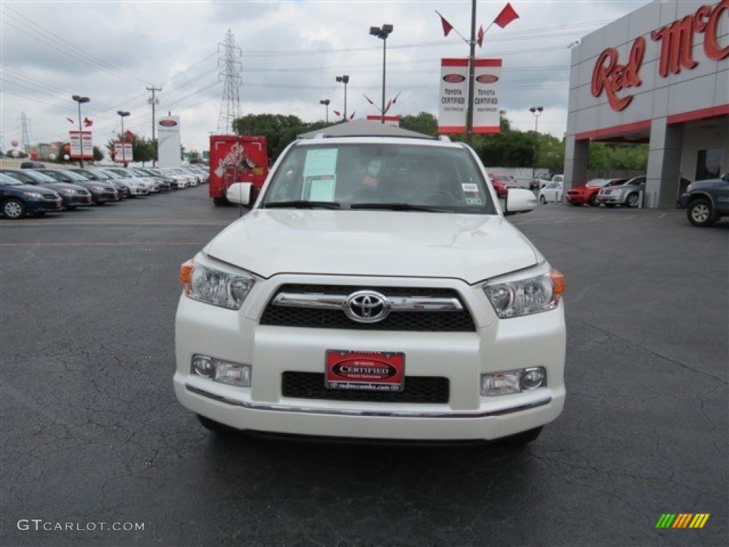 2011 4Runner Limited - Blizzard White Pearl / Sand Beige Leather photo #2