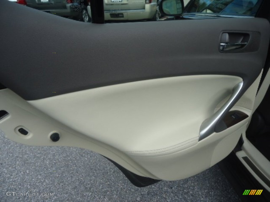 2012 IS 250 AWD - Fire Agate Pearl / Ecru photo #22