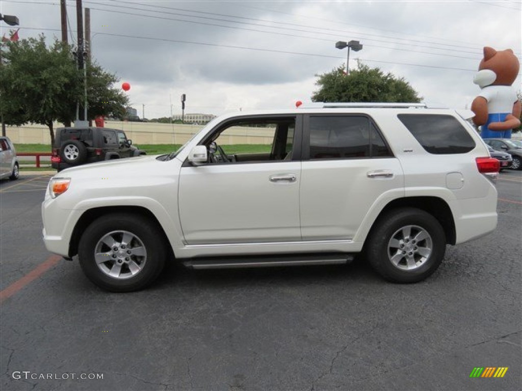 2011 4Runner Limited - Blizzard White Pearl / Sand Beige Leather photo #4