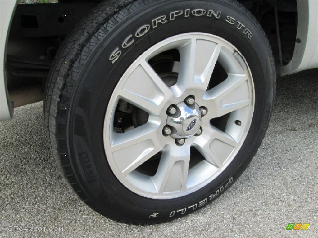 2010 F150 Lariat SuperCrew - Ingot Silver Metallic / Black photo #4
