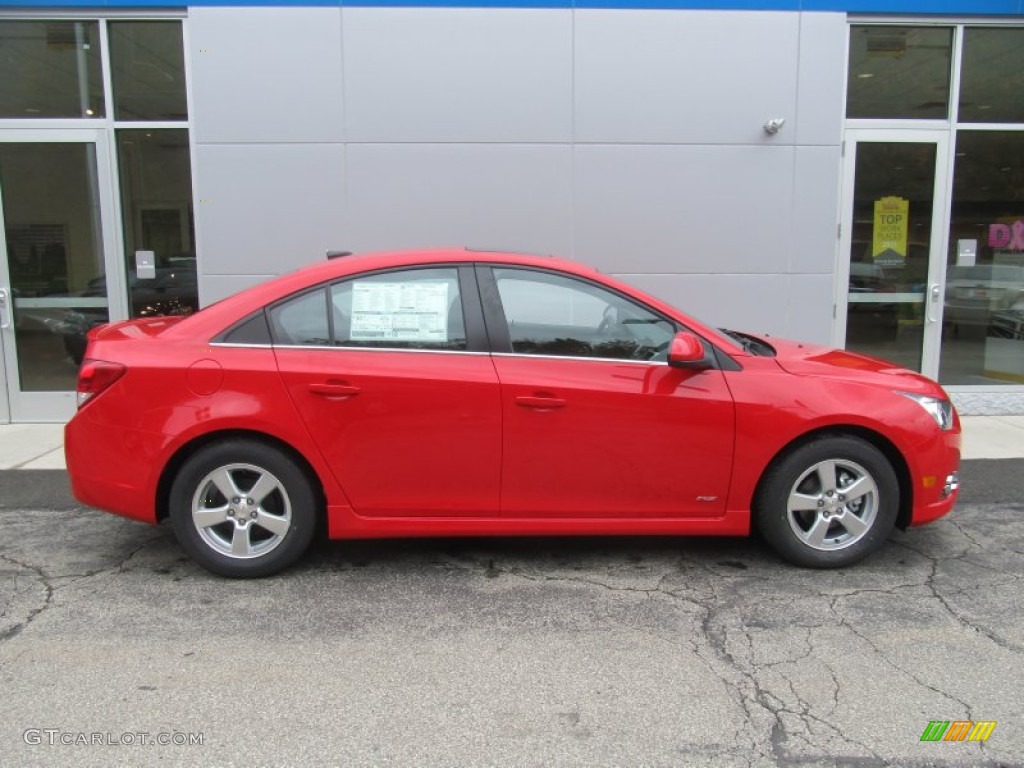 2014 Cruze LT - Red Hot / Jet Black photo #2